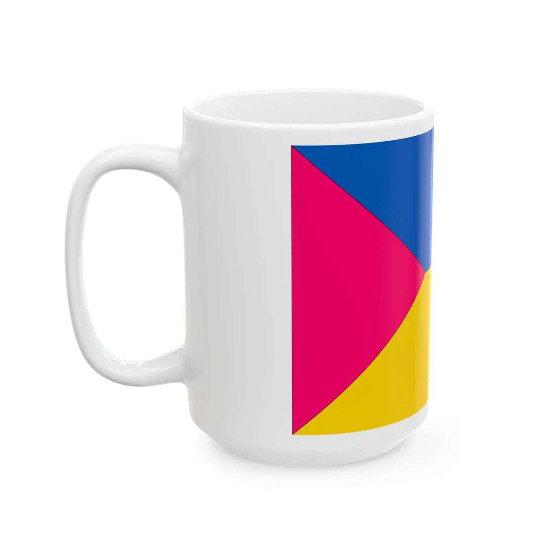Conceptual Flag of Raspberry Ukraine (Ukraine) White Coffee Mug - Go Mug Yourself