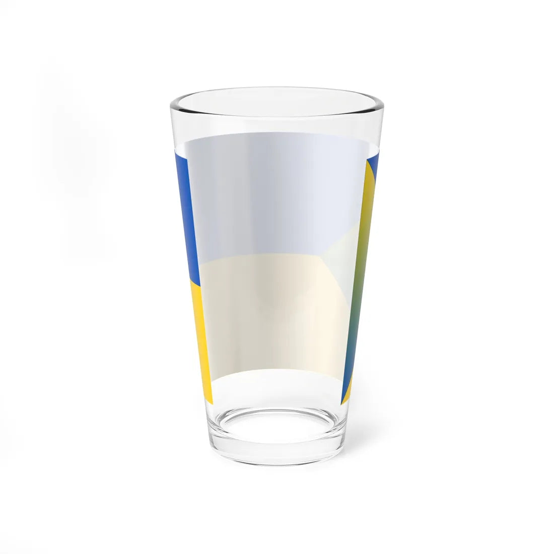 Conceptual flag of Yellow Ukraine (Ukraine) Pint Glass 16oz - Go Mug Yourself