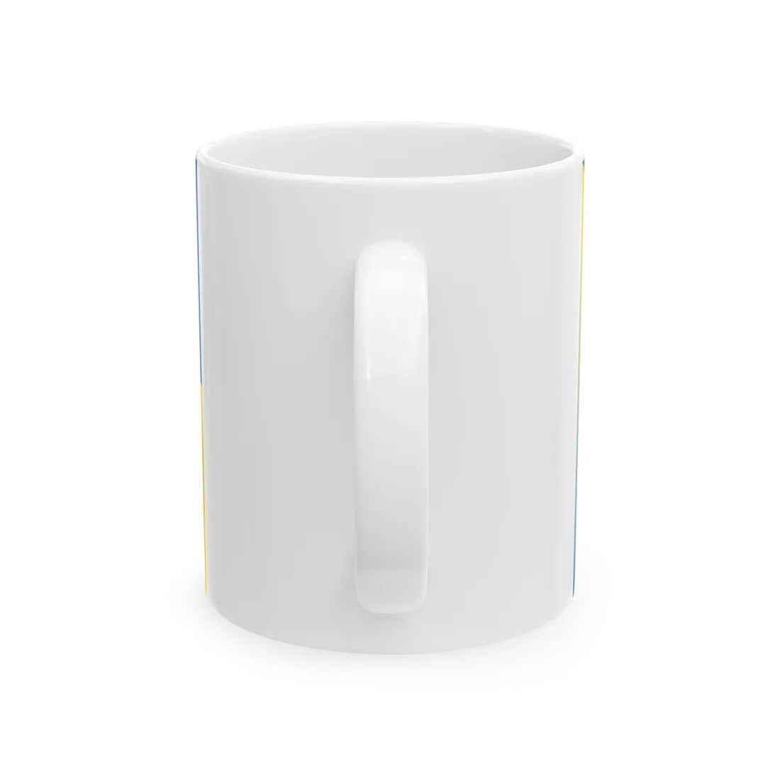 Conceptual flag of Yellow Ukraine (Ukraine) White Coffee Mug - Go Mug Yourself