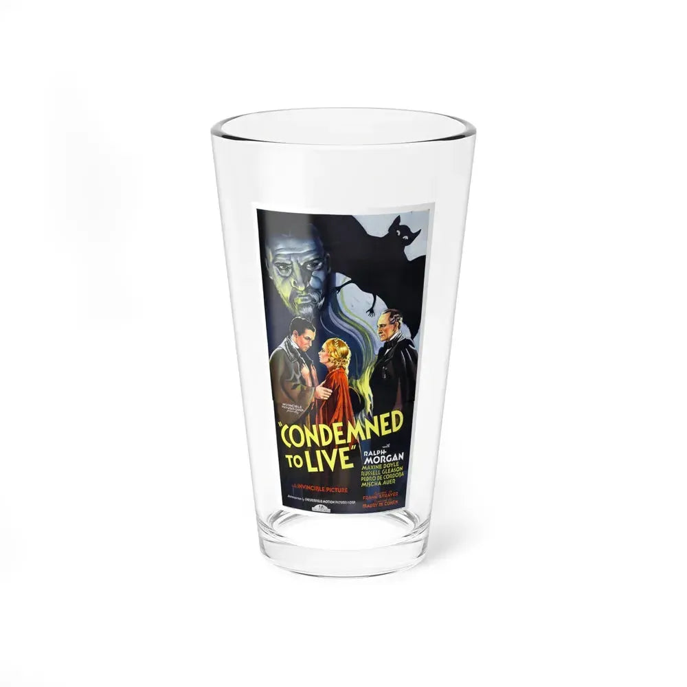 CONDEMNED TO LIVE 1935 Movie Poster - Pint Glass 16oz 16oz - Go Mug Yourself