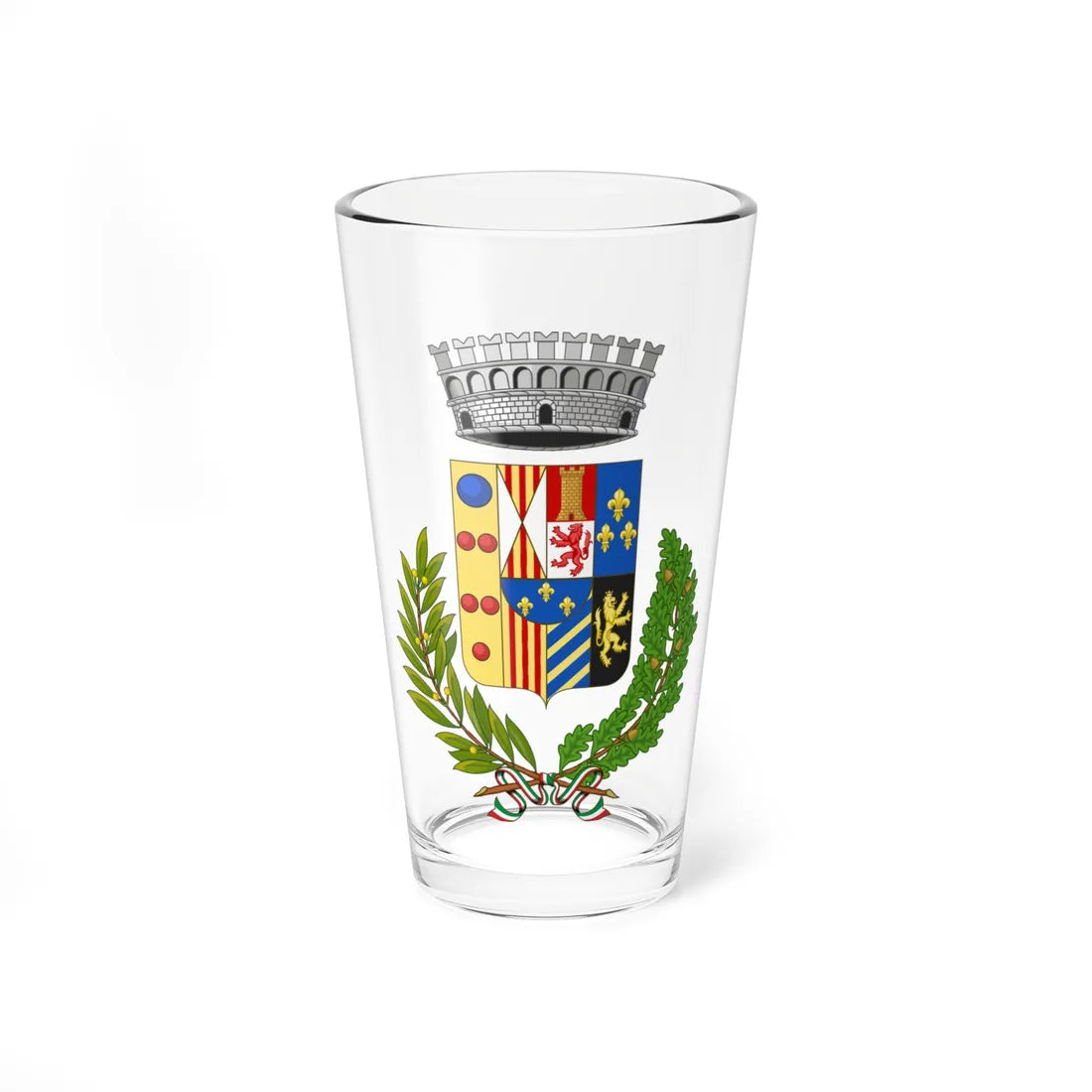 Condrò-Stemma (Italy) (Coat of Arms) Pint Glass 16oz 16oz - Go Mug Yourself