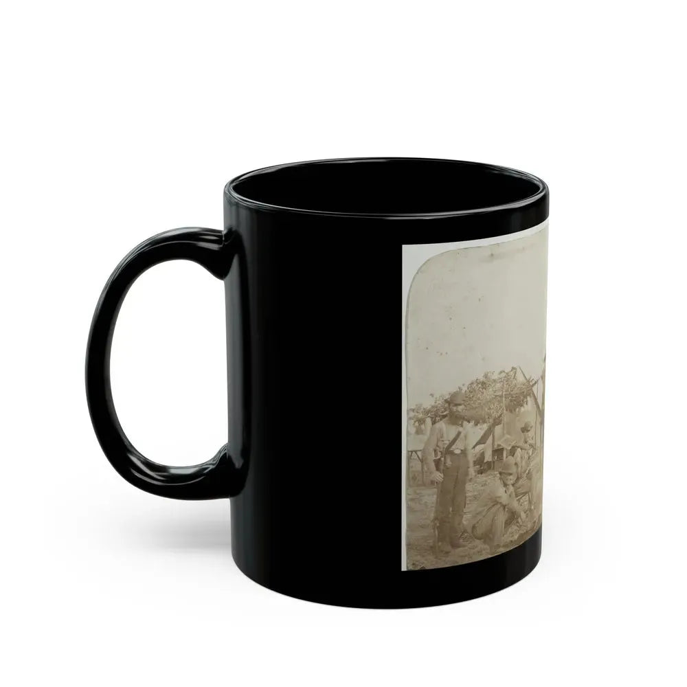 Confederate Camp, Warrington Navy Yard, Pensacola, Florida (U.S. Civil War) Black Coffee Mug - Go Mug Yourself