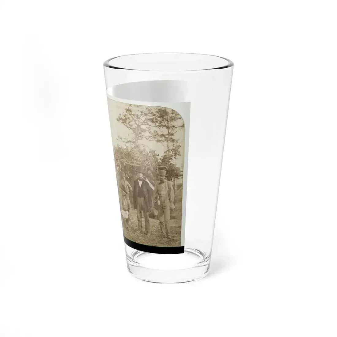 Confederate Camp, Warrington Navy Yard, Pensacola, Florida (U.S. Civil War) Pint Glass 16oz - Go Mug Yourself