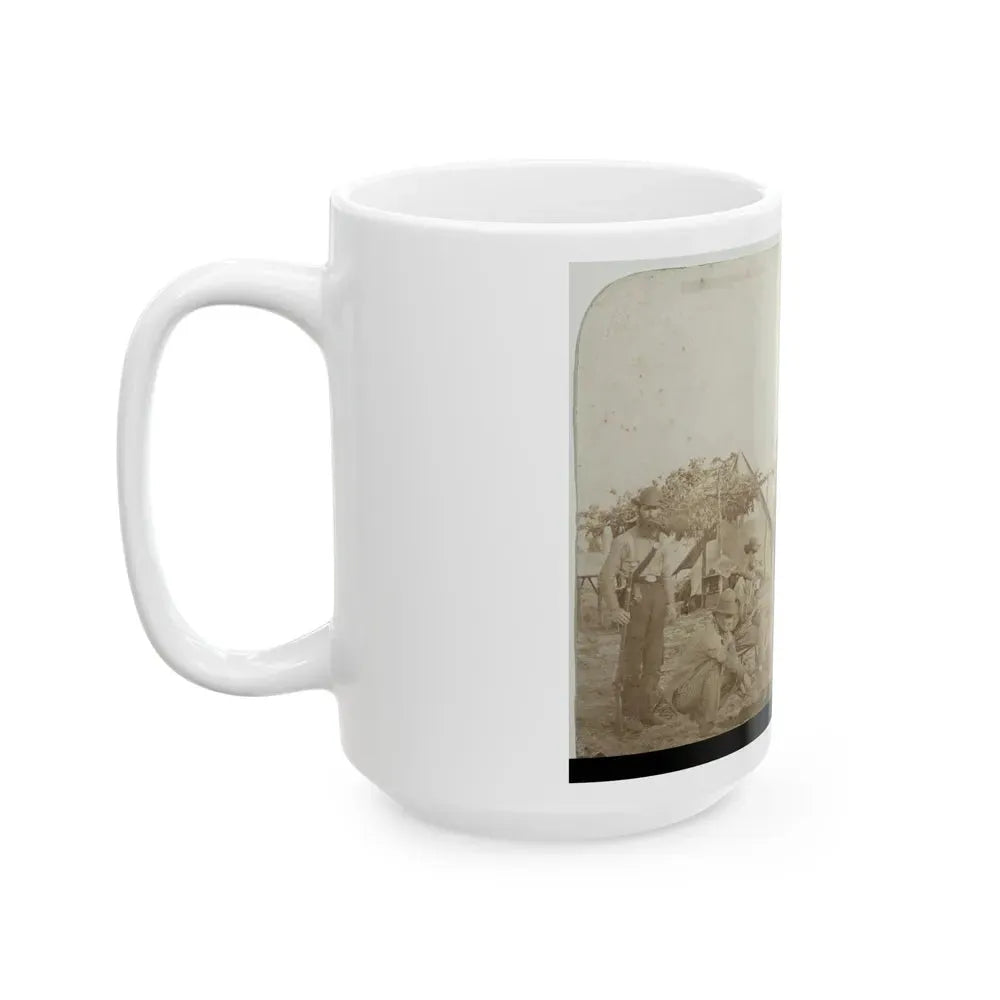 Confederate Camp, Warrington Navy Yard, Pensacola, Florida (U.S. Civil War) White Coffee Mug - Go Mug Yourself