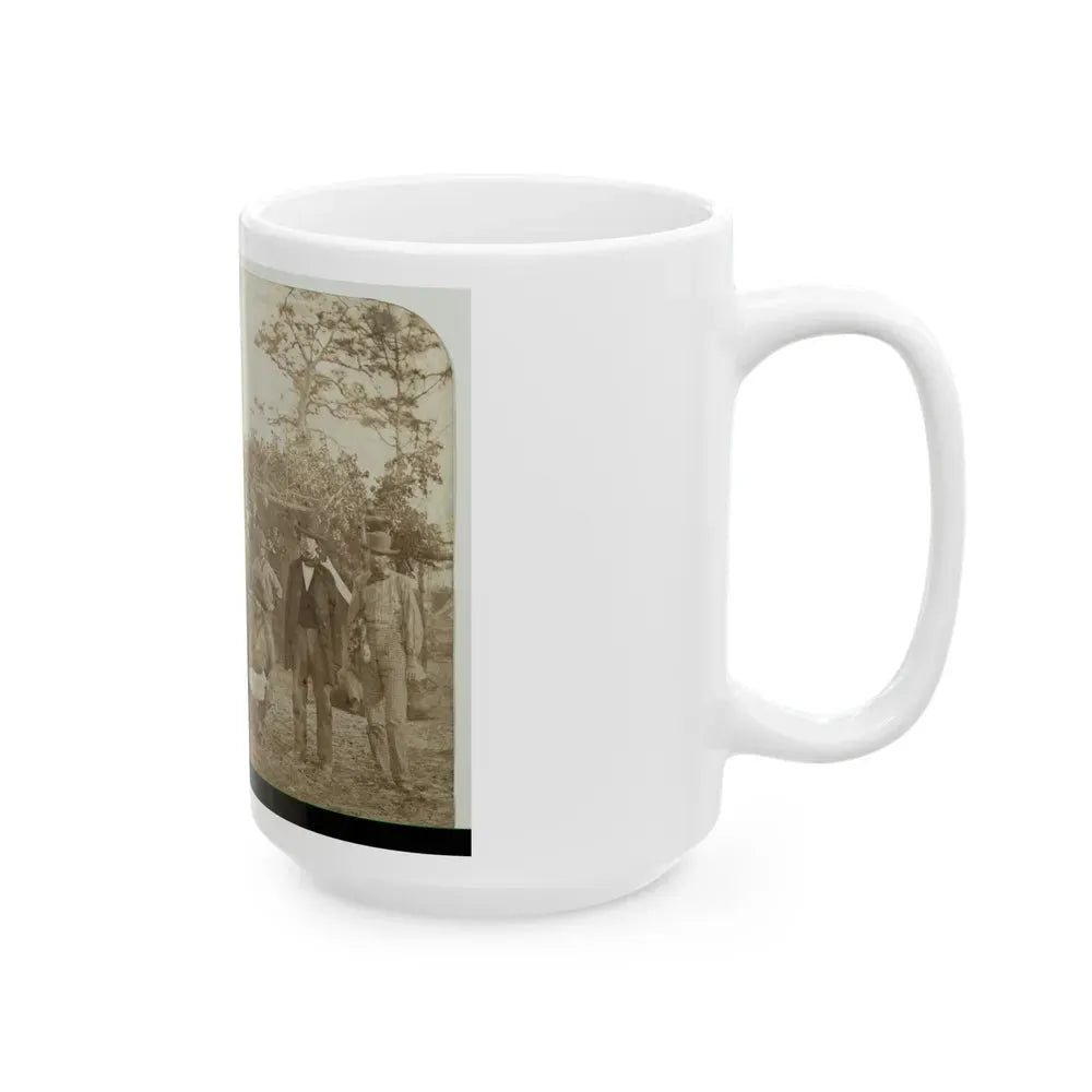 Confederate Camp, Warrington Navy Yard, Pensacola, Florida (U.S. Civil War) White Coffee Mug - Go Mug Yourself