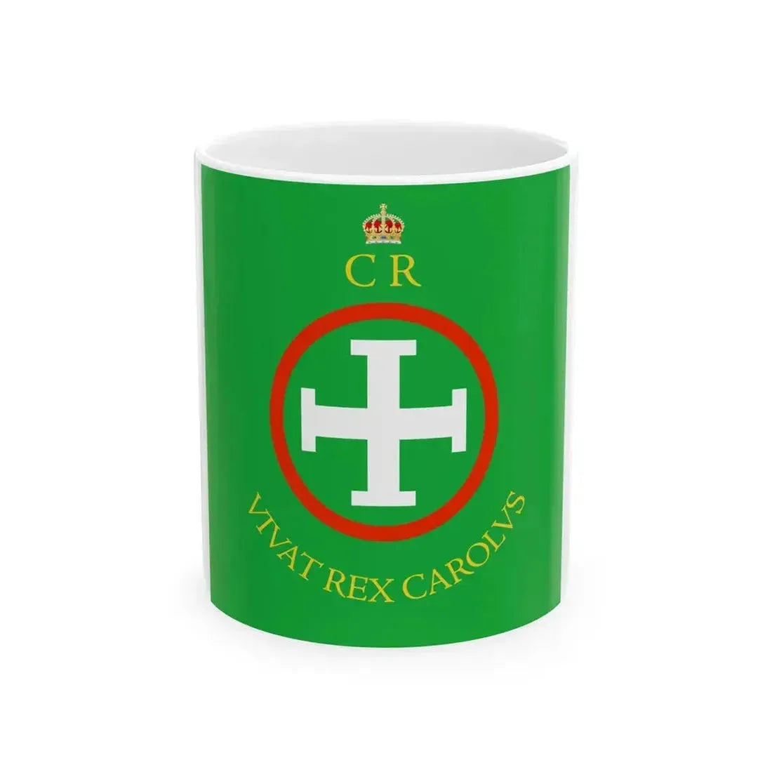 Confederate Ireland battle flag (Ireland) White Coffee Mug 11oz - Go Mug Yourself