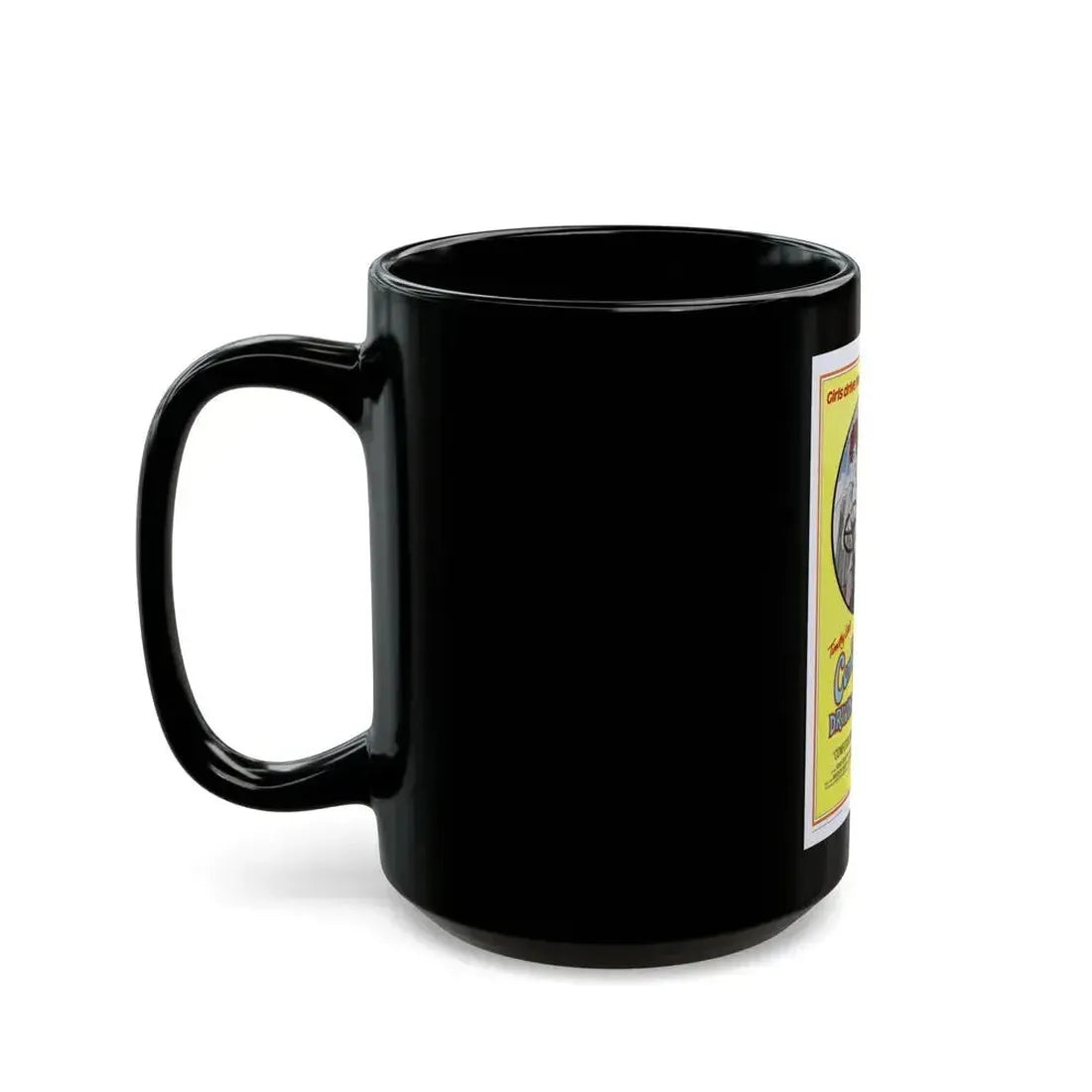 CONFESSIONS OF A DRIVING INSTRUCTOR 1976 Movie Poster - Black Coffee Mug - Go Mug Yourself
