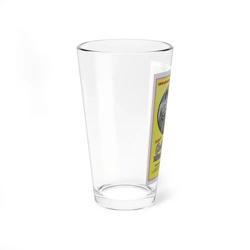 CONFESSIONS OF A DRIVING INSTRUCTOR 1976 Movie Poster - Pint Glass 16oz - Go Mug Yourself