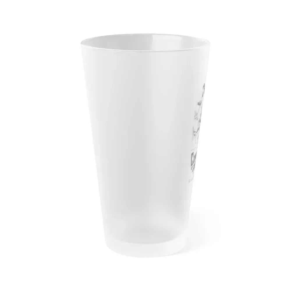 CONFESSIONS OF A PSYCHO CAT 1968 Movie Poster - Frosted Pint Glass 16oz - Go Mug Yourself