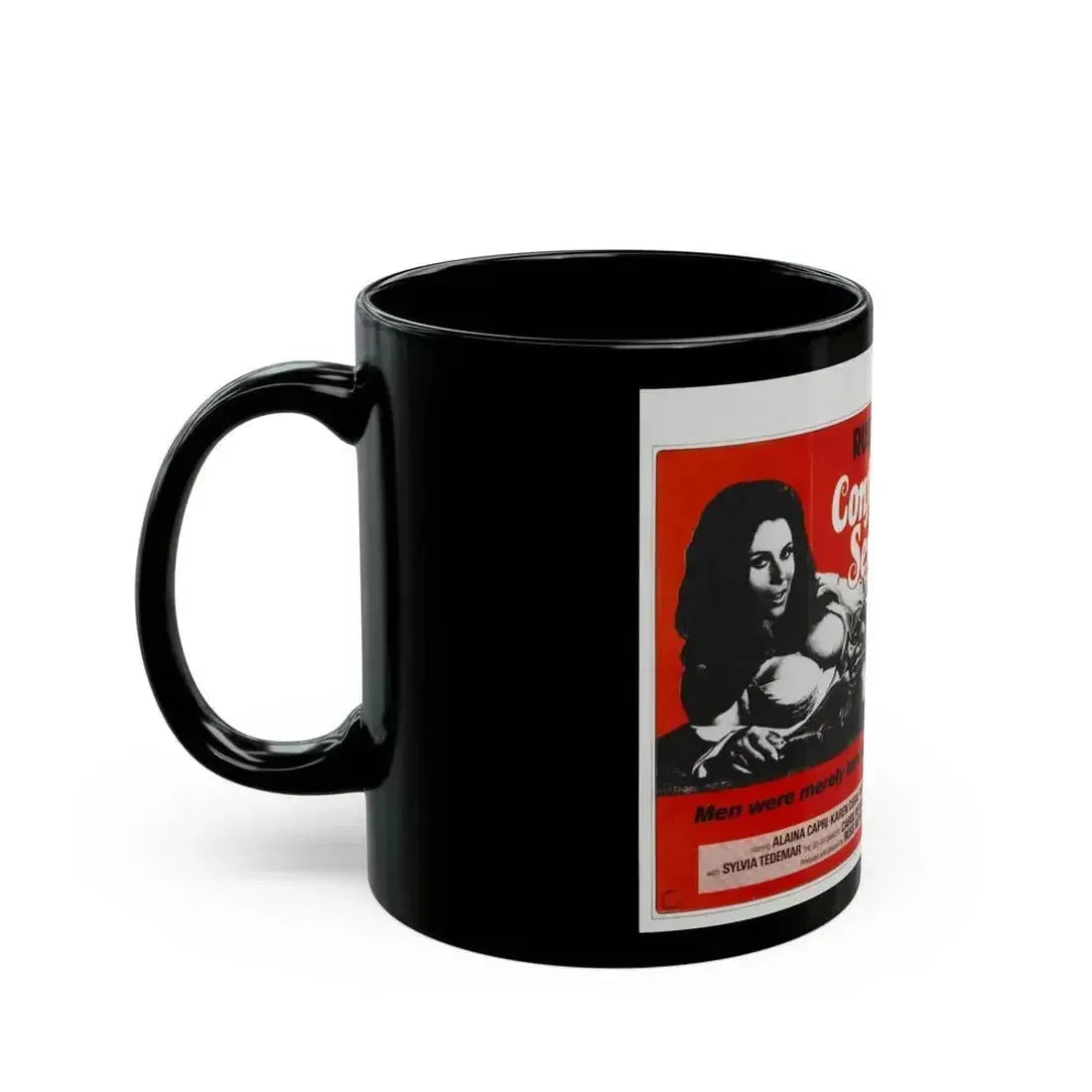 CONFESSIONS OF A SEXY SUPERVIXEN 1967 Movie Poster - Black Coffee Mug - Go Mug Yourself