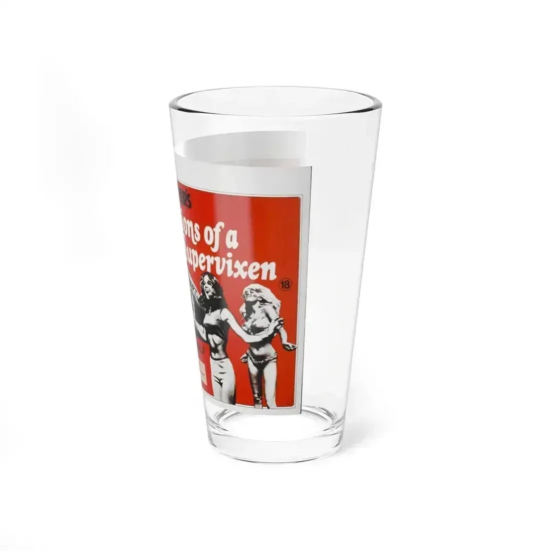 CONFESSIONS OF A SEXY SUPERVIXEN 1967 Movie Poster - Pint Glass 16oz - Go Mug Yourself
