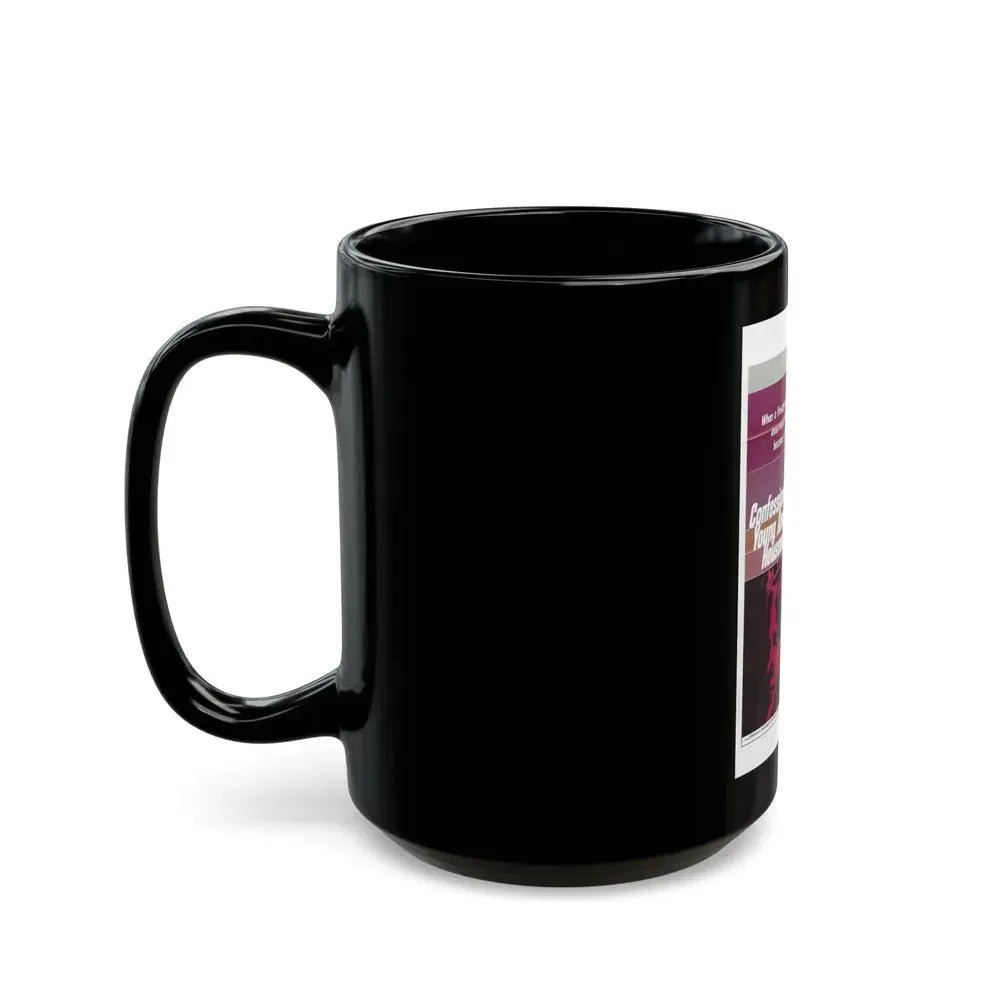 CONFESSIONS OF A YOUNG AMERICAN HOUSEWIFE 1974 Movie Poster - Black Coffee Mug - Go Mug Yourself