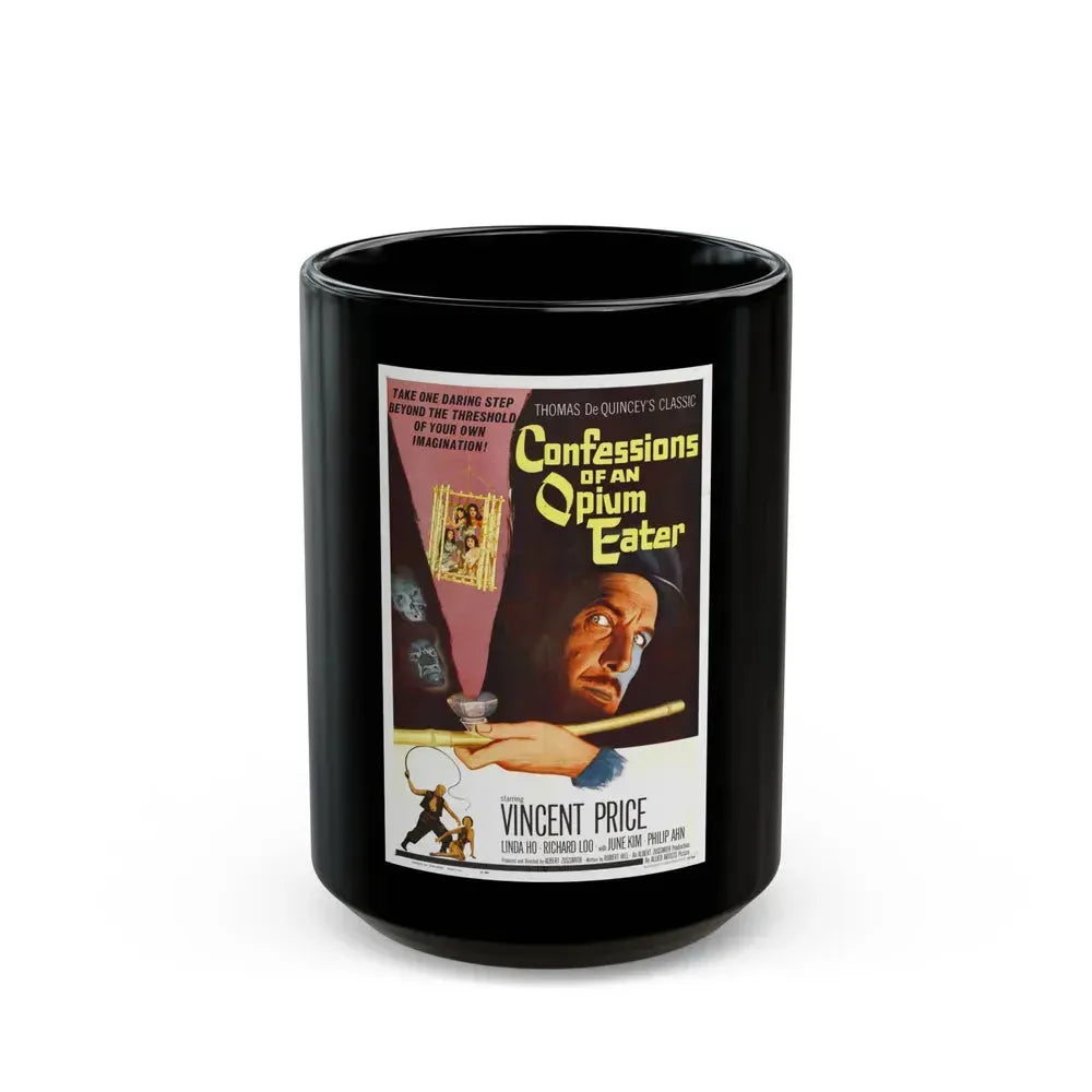 CONFESSIONS OF AN OPIUM EATER 1962 Movie Poster - Black Coffee Mug 15oz - Go Mug Yourself