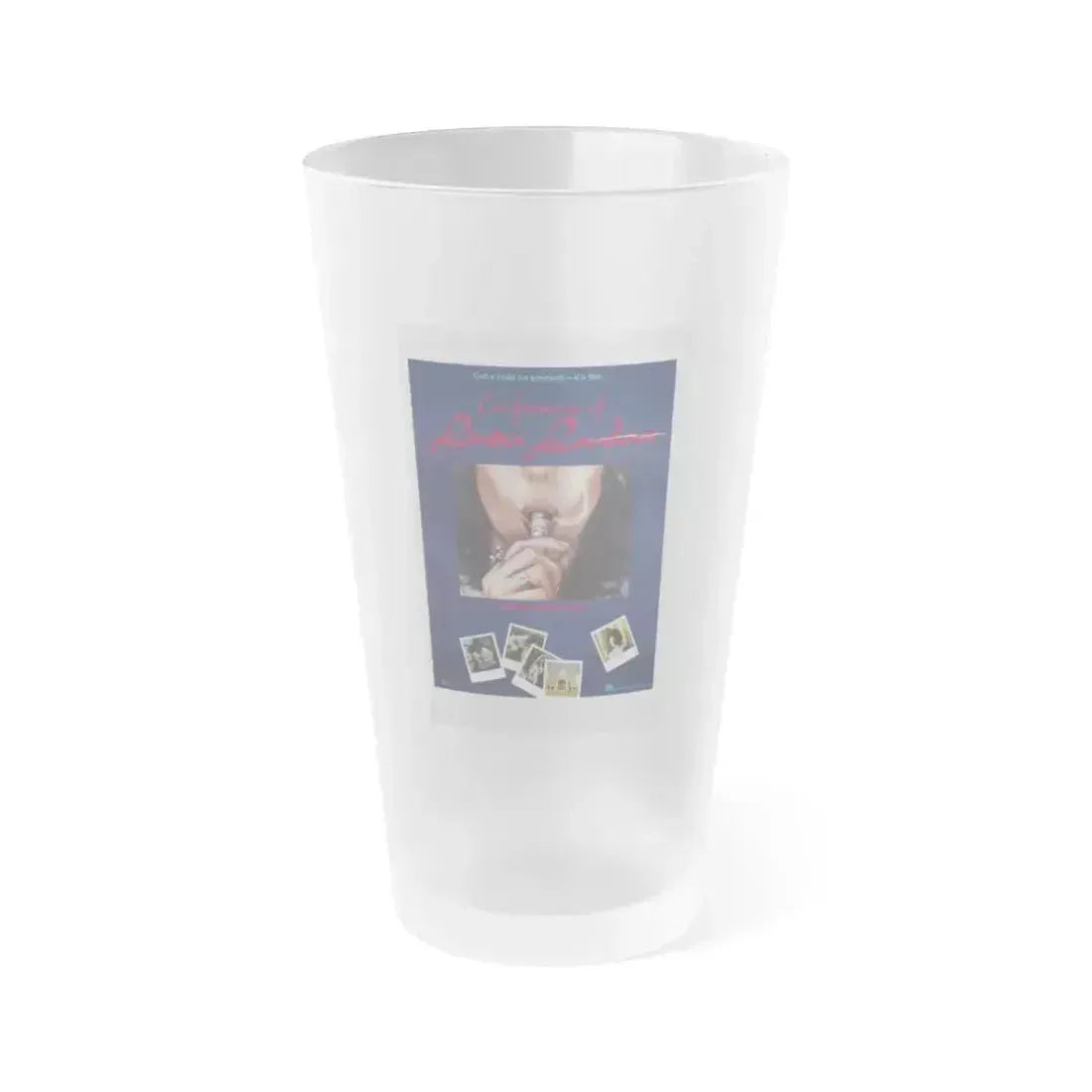 CONFESSIONS OF LINDA LOVELACE 1977 Movie Poster - Frosted Pint Glass 16oz 16oz Frosted - Go Mug Yourself