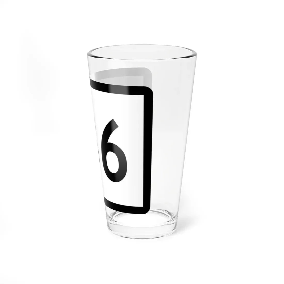 Connecticut Highway 136 wide (Connecticut) (Road Sign) Pint Glass 16oz - Go Mug Yourself