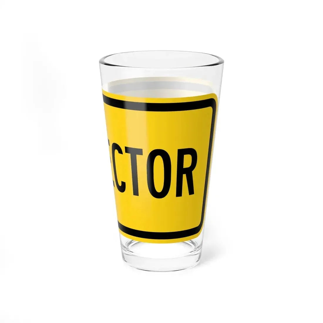 Connector plate Wyoming (Wyoming) (Road Sign) Pint Glss 16oz - Go Mug Yourself