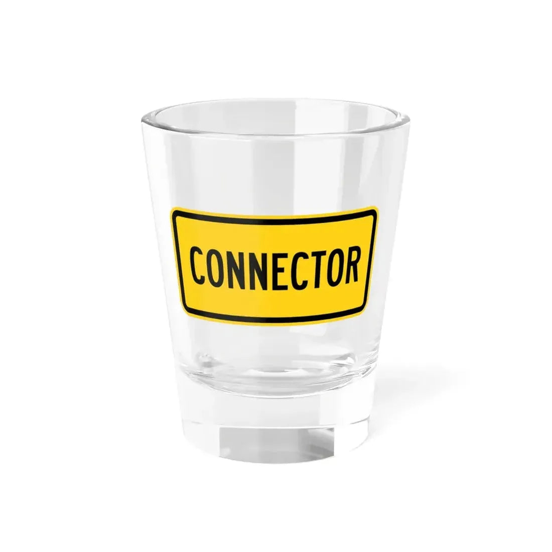 Connector plate Wyoming (Wyoming) (Road Sign) Shot Glass 1.5oz 1.5oz - Go Mug Yourself