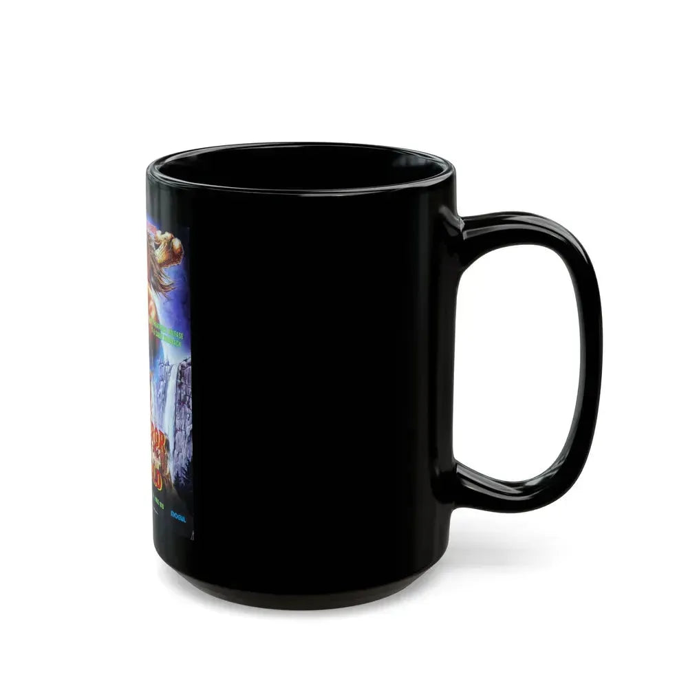 CONQUERER OF THE WORLD 1983 Movie Poster - Black Coffee Mug - Go Mug Yourself