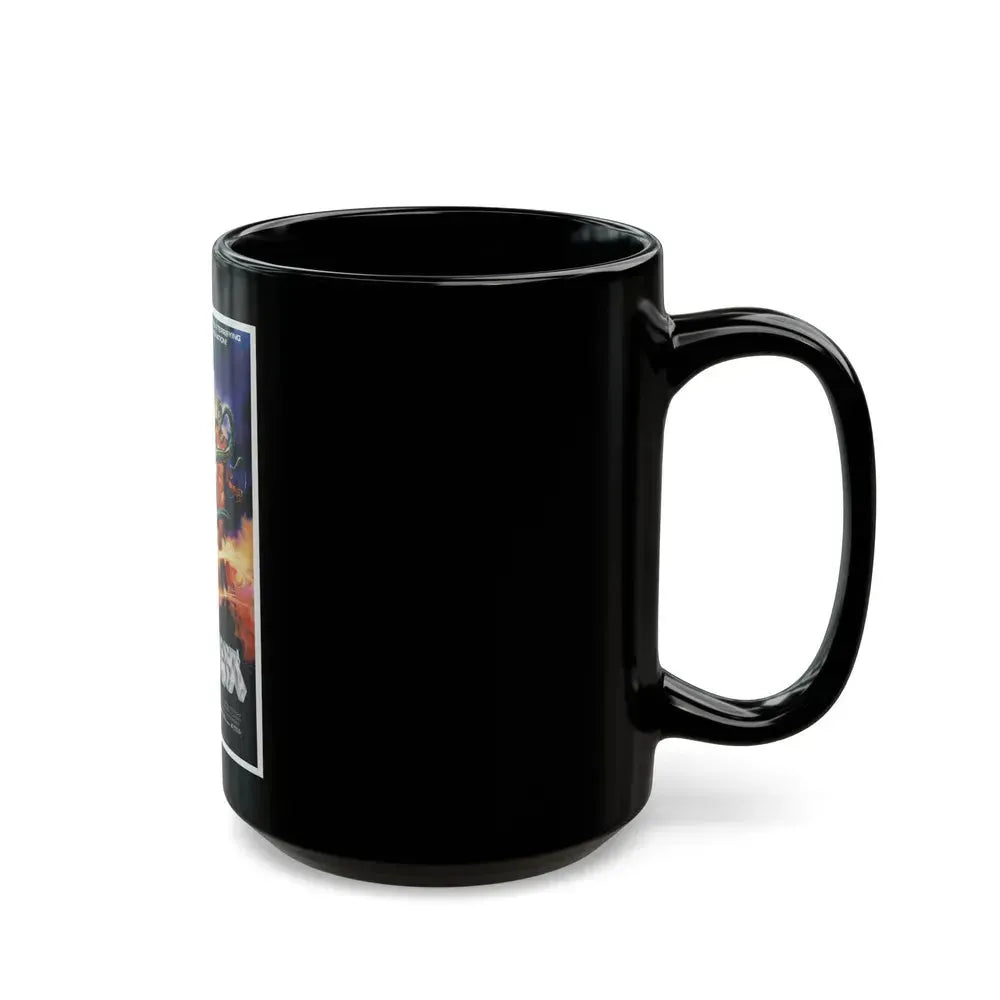 CONQUEST 1983 Movie Poster - Black Coffee Mug - Go Mug Yourself