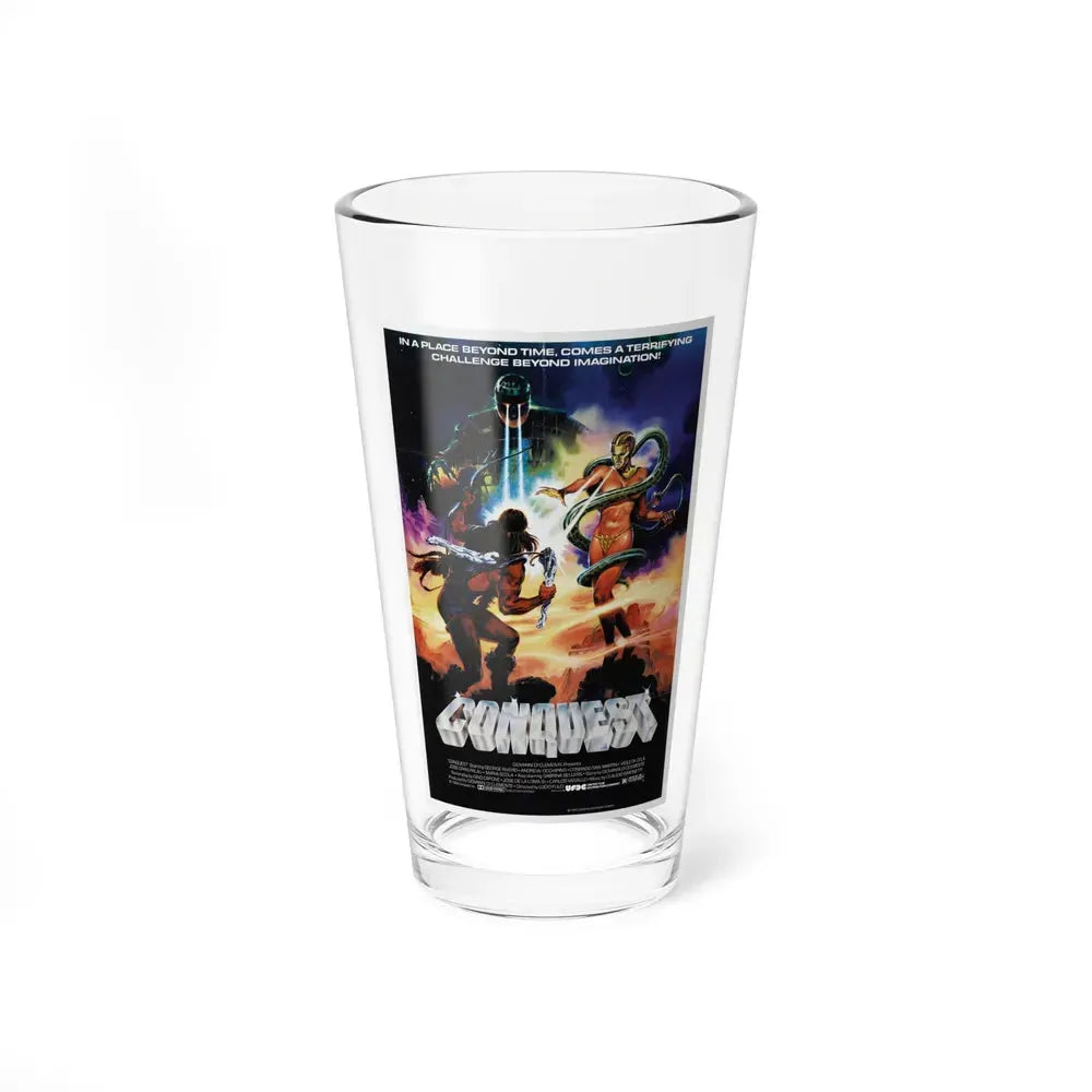 CONQUEST 1983 Movie Poster - Pint Glass 16oz 16oz - Go Mug Yourself