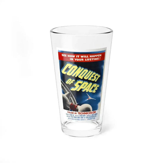 CONQUEST OF SPACE 1955 Movie Poster - Pint Glass 16oz 16oz - Go Mug Yourself