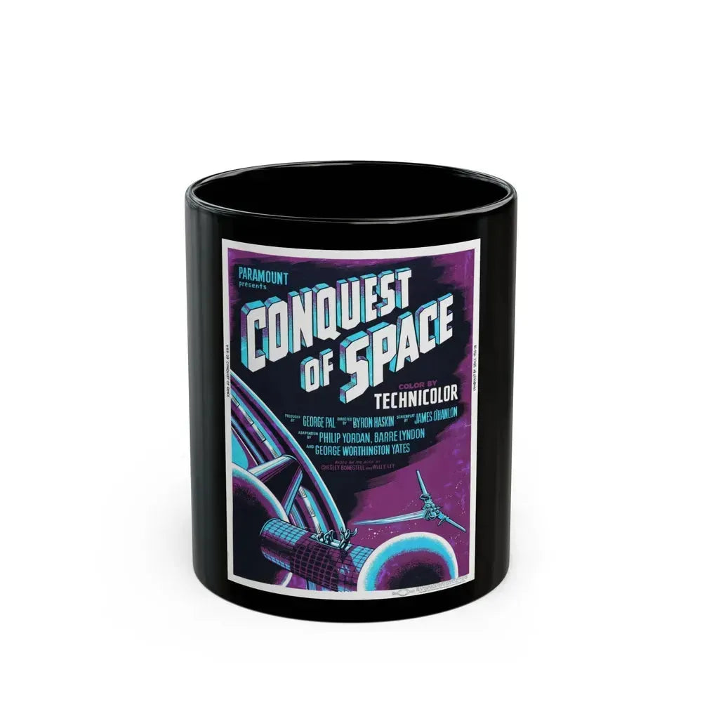 CONQUEST OF SPACE (2) 1955 Movie Poster - Black Coffee Mug 11oz - Go Mug Yourself