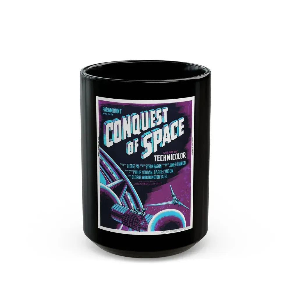 CONQUEST OF SPACE (2) 1955 Movie Poster - Black Coffee Mug 15oz - Go Mug Yourself