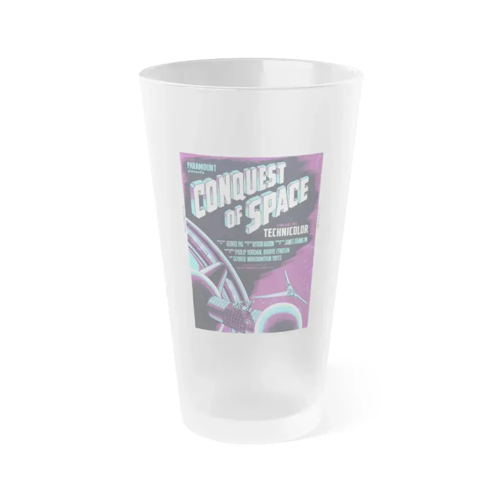CONQUEST OF SPACE (2) 1955 Movie Poster - Frosted Pint Glass 16oz 16oz Frosted - Go Mug Yourself