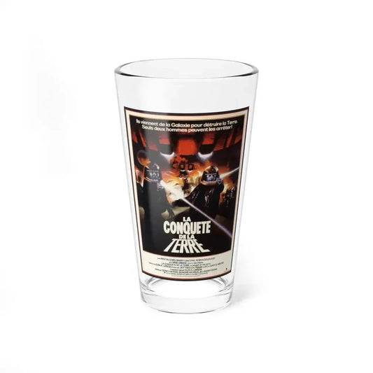CONQUEST OF THE EARTH 1980 Movie Poster - Pint Glass 16oz 16oz - Go Mug Yourself