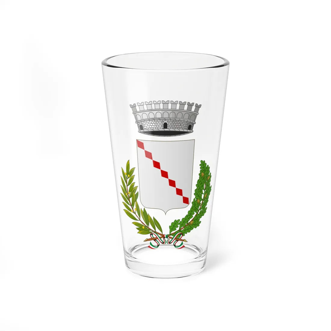 Conselve-Stemma (Italy) (Coat of Arms) Pint Glass 16oz 16oz - Go Mug Yourself