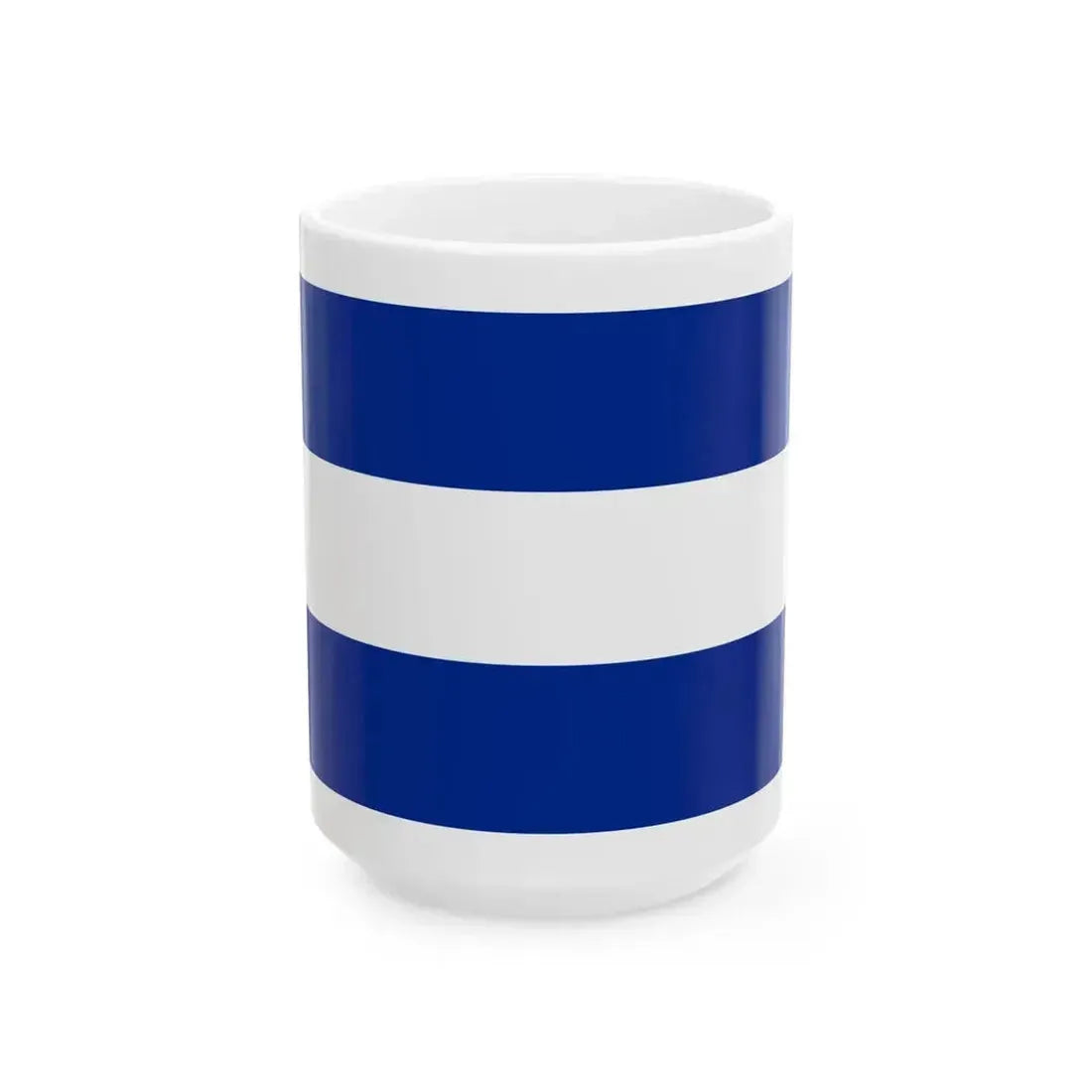 Conspiracy of La Mina de la Rosa Cuban Flag red 8 star variant (Cuba) White Coffee Mug 15oz - Go Mug Yourself