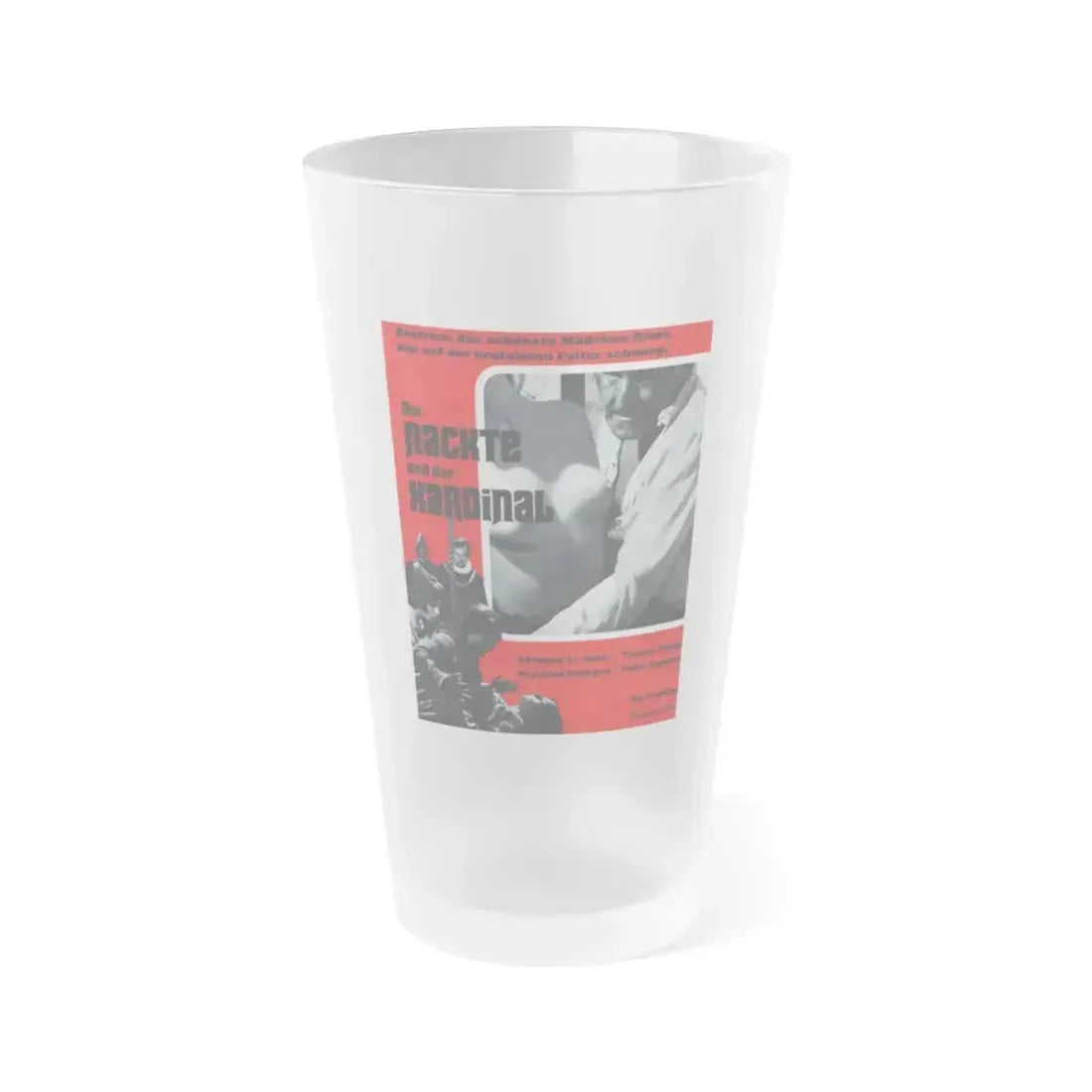 CONSPIRACY OF TORTURE 1969 Movie Poster - Frosted Pint Glass 16oz 16oz Frosted - Go Mug Yourself