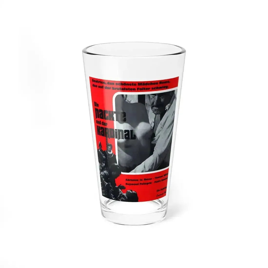 CONSPIRACY OF TORTURE 1969 Movie Poster - Pint Glass 16oz 16oz - Go Mug Yourself
