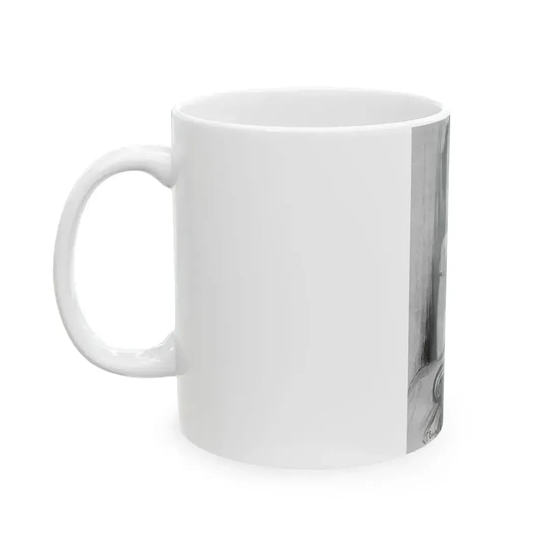 Constance - the Heroine of 'The Indian Drum', Metropolitan, March 1917 - White Coffee Mug - Go Mug Yourself