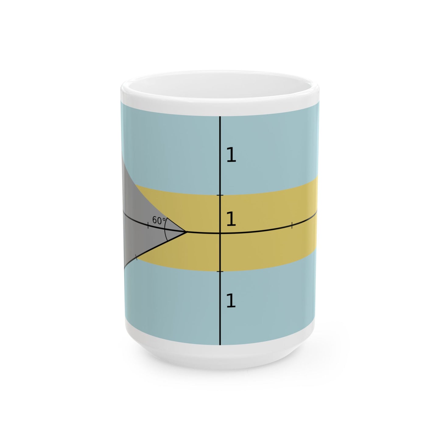 Construction sheet of Bahamas flag (Bahamas) White Coffee Mug-15oz-Go Mug Yourself