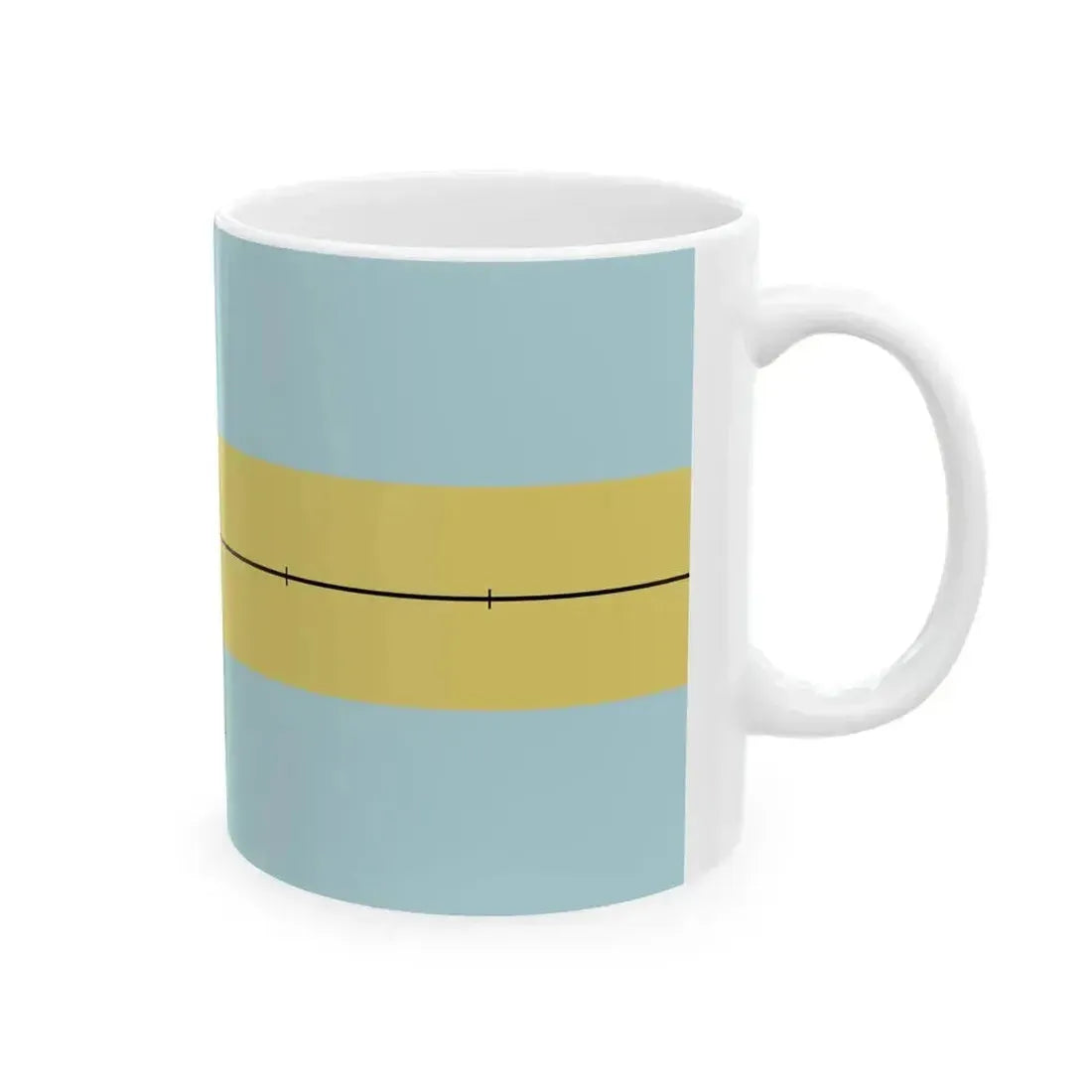 Construction sheet of Bahamas flag (Bahamas) White Coffee Mug - Go Mug Yourself