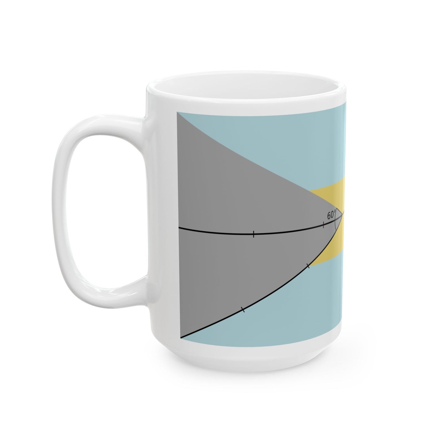 Construction sheet of Bahamas flag (Bahamas) White Coffee Mug-Go Mug Yourself