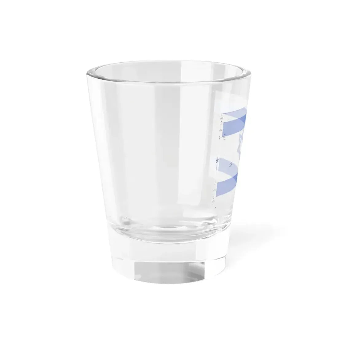 Construction sheet of Flag of Israel Equilateral Magen David (Israel) Shot Glass 1.5oz - Go Mug Yourself