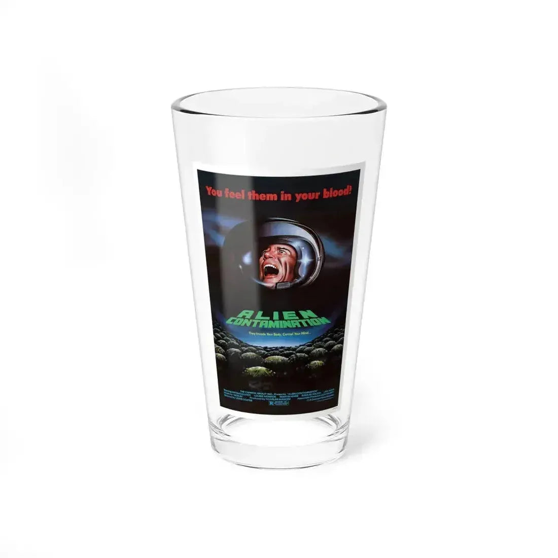 CONTAMINATION 1980 Movie Poster - Pint Glass 16oz 16oz - Go Mug Yourself