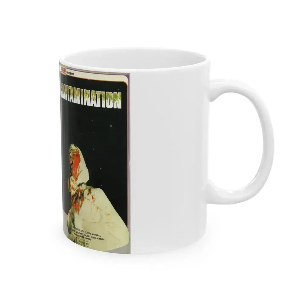 CONTAMINATION VIP (VHS COVER) - White Coffee Mug - Go Mug Yourself