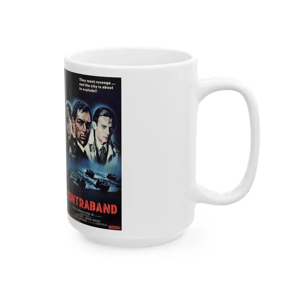 CONTRABAND (VHS COVER) - White Coffee Mug - Go Mug Yourself