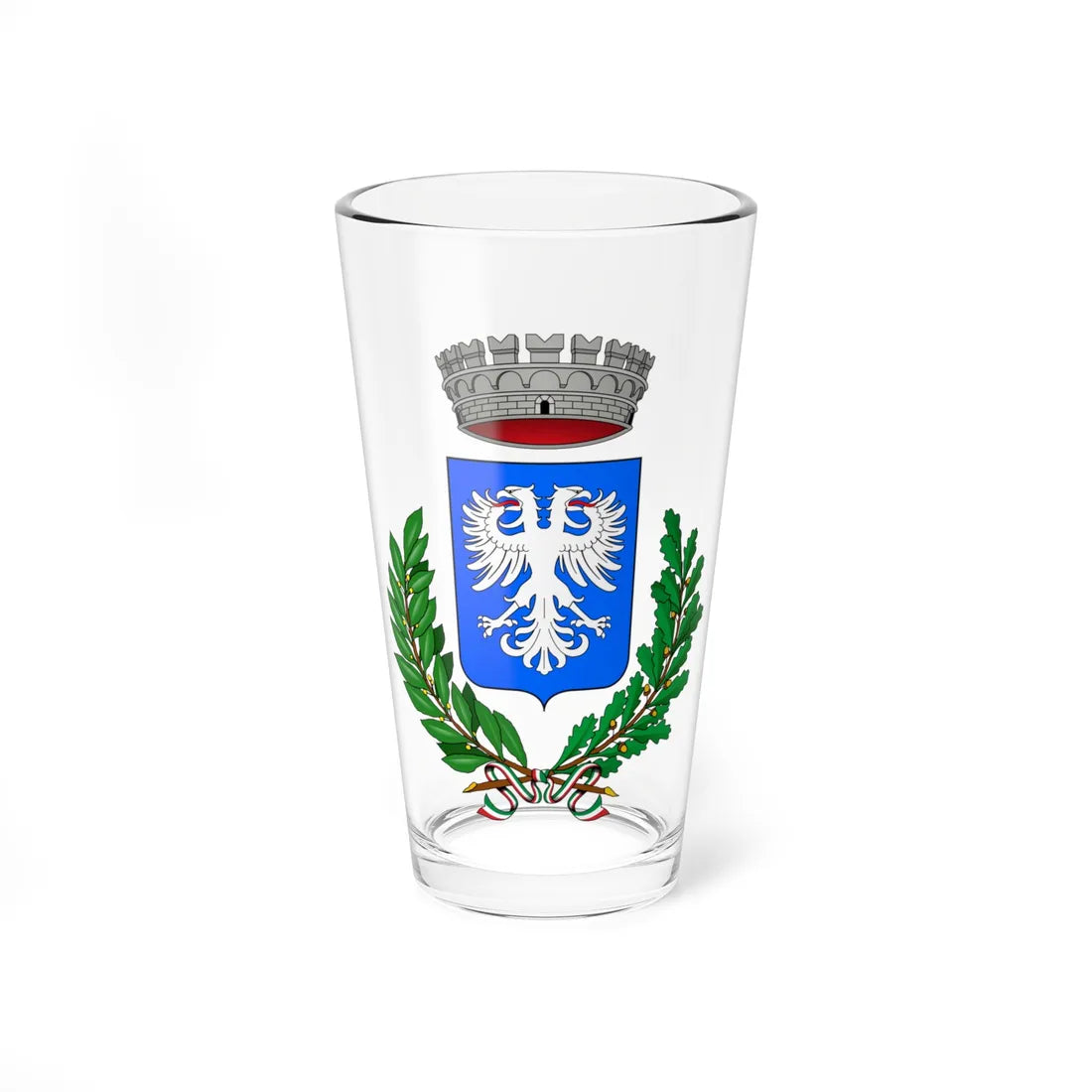 Controne-Stemma (Italy) (Coat of Arms) Pint Glass 16oz 16oz - Go Mug Yourself