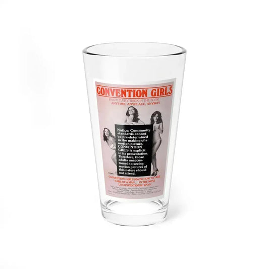CONVENTION GIRLS 1978 Movie Poster - Pint Glass 16oz 16oz - Go Mug Yourself