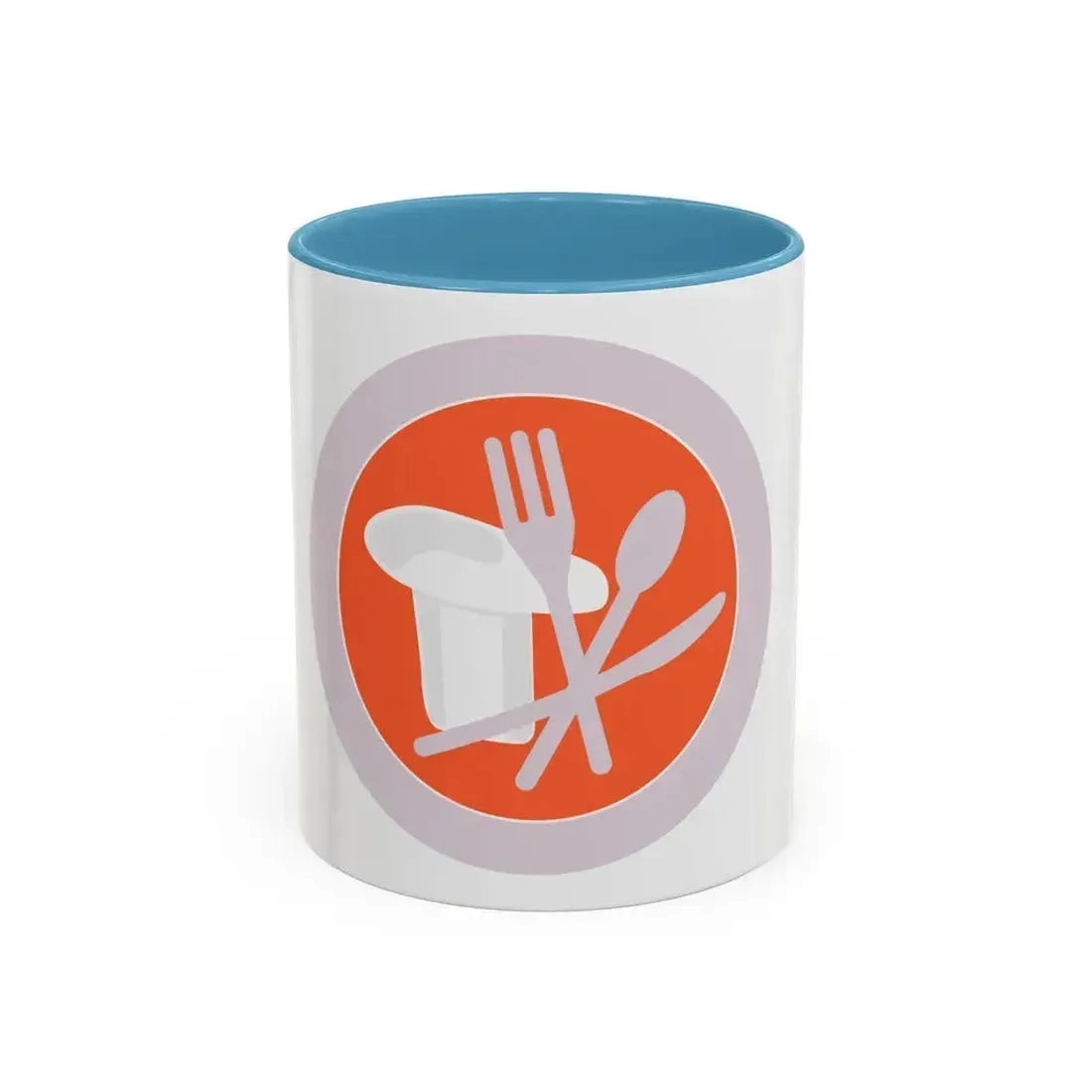 Cooking (Boy Scout Merit Badge) Accent Coffee Mug 11oz Light Blue - Go Mug Yourself