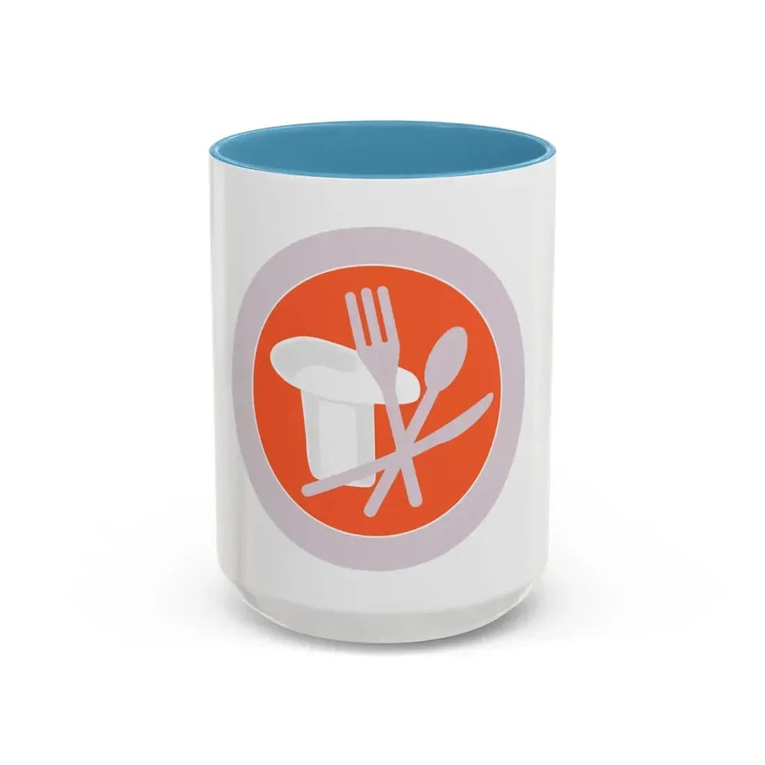 Cooking (Boy Scout Merit Badge) Accent Coffee Mug 15oz Light Blue - Go Mug Yourself
