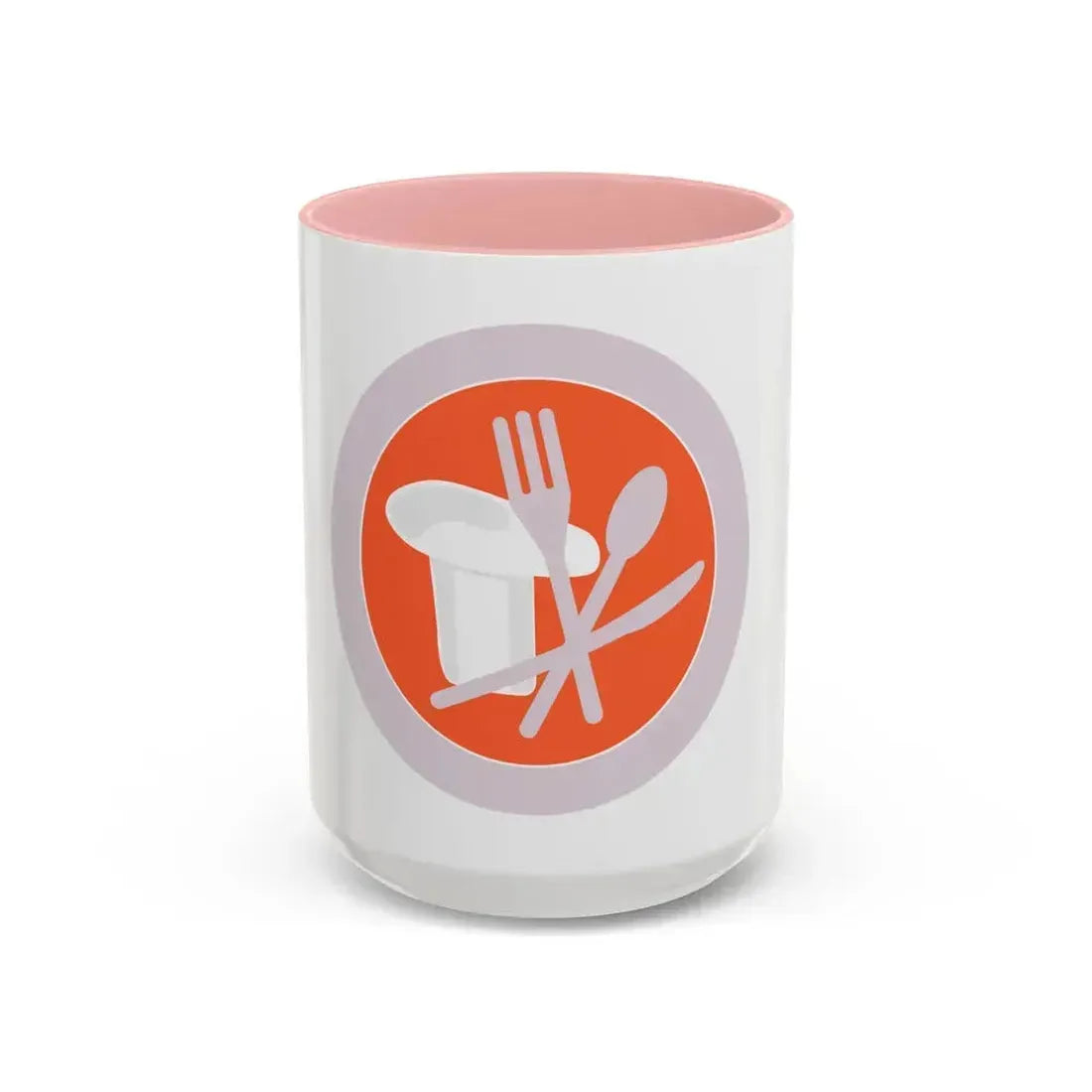 Cooking (Boy Scout Merit Badge) Accent Coffee Mug 15oz Pink - Go Mug Yourself