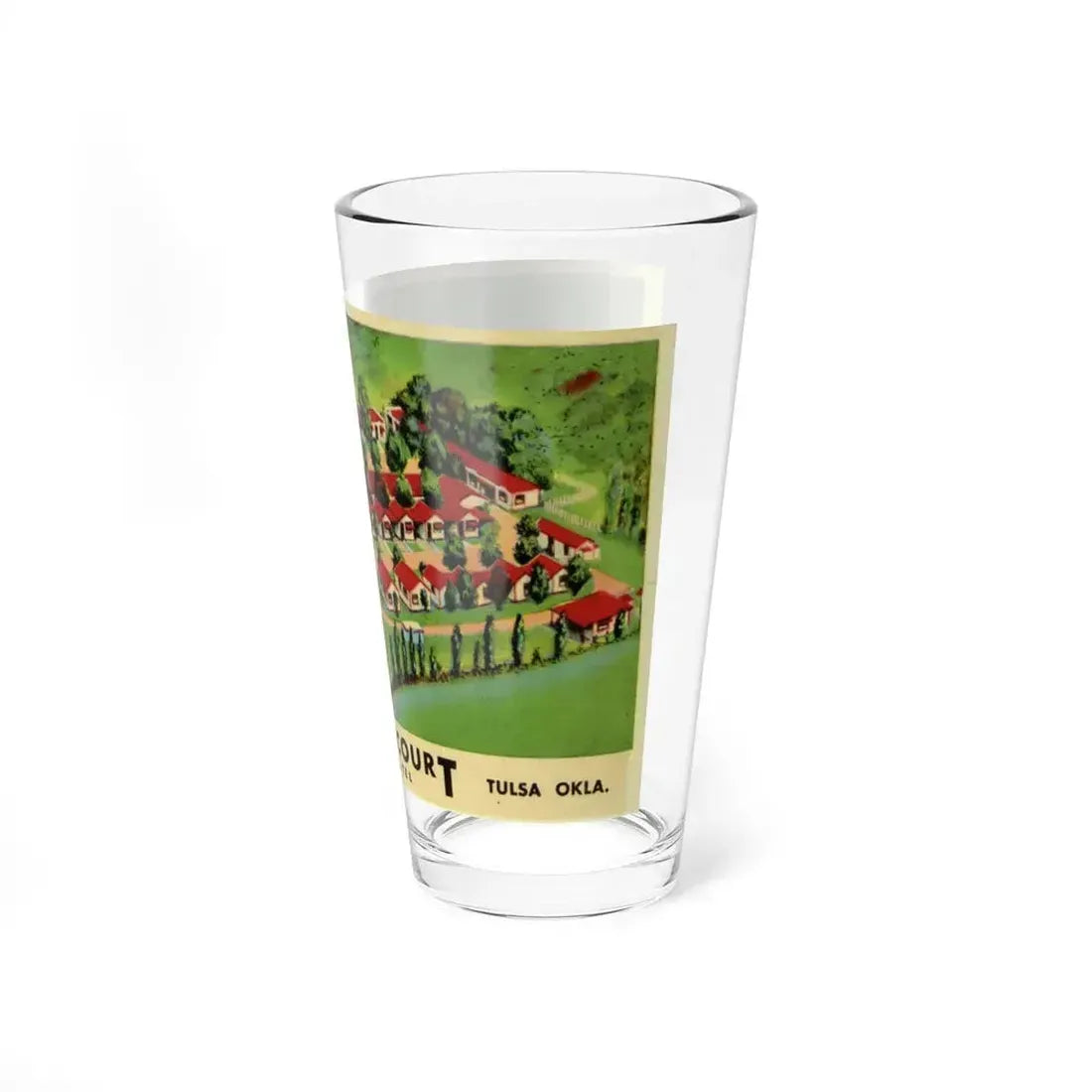 Cooks Court Trav O Tel (Greeting Postcards) Pint Glass 16oz - Go Mug Yourself
