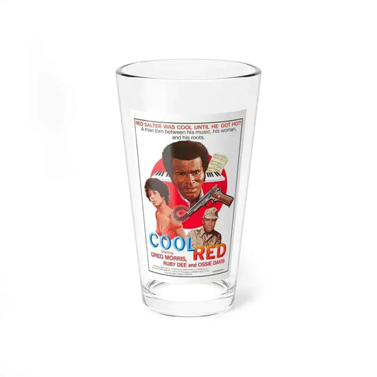 COOL RED 1976 Movie Poster - Pint Glass 16oz 16oz - Go Mug Yourself