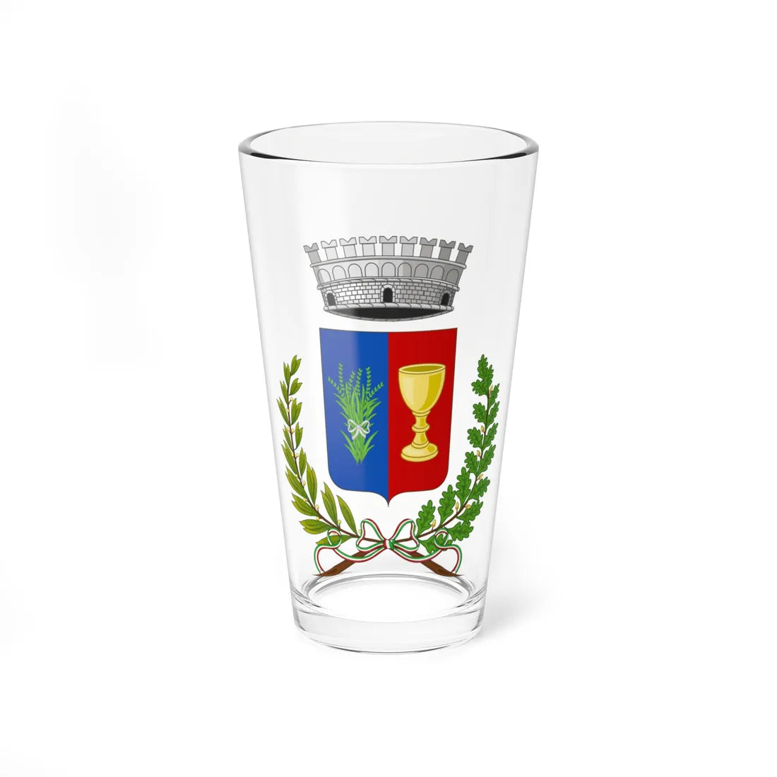 Copparo-Stemma (Italy) (Coat of Arms) Pint Glass 16oz 16oz - Go Mug Yourself