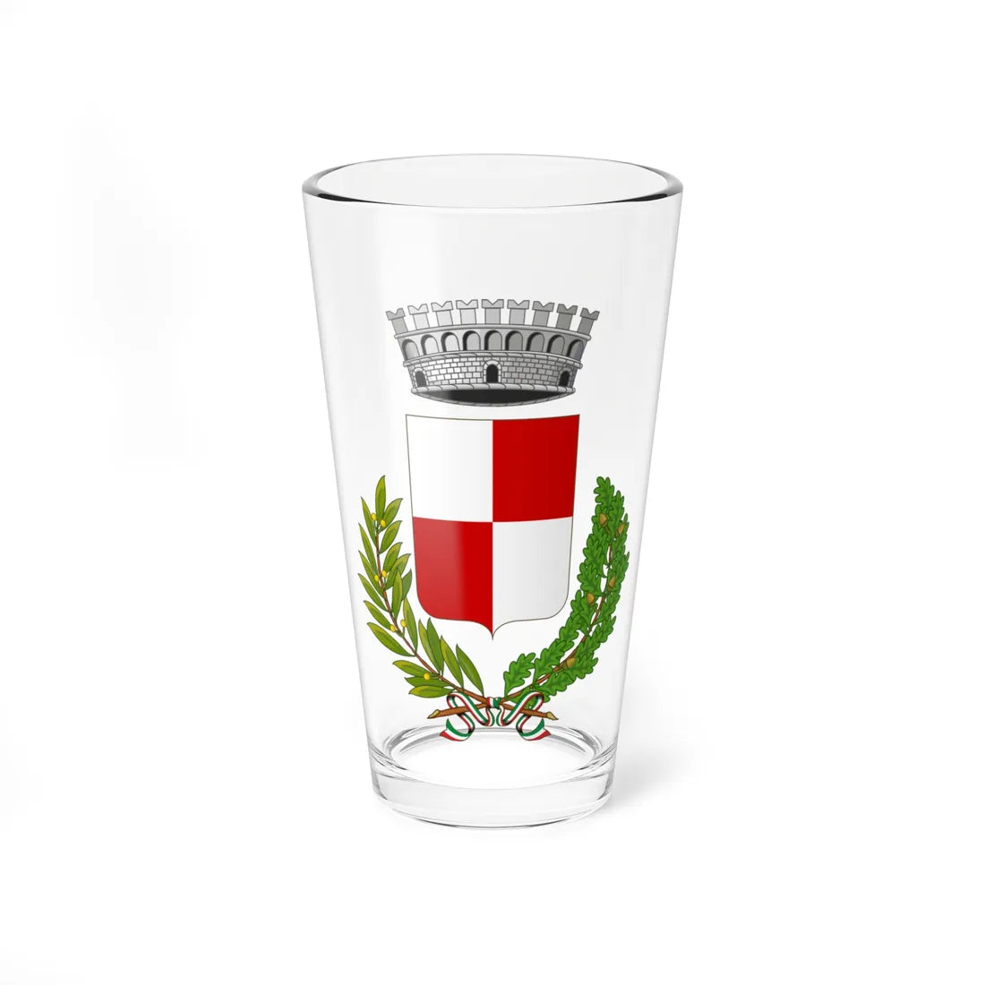 Corciano-Stemma (Italy) (Coat of Arms) Pint Glass 16oz 16oz - Go Mug Yourself